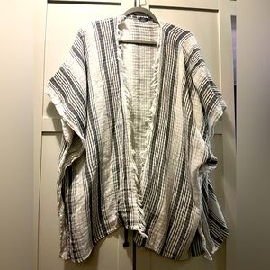 Aerie cardigan shrug beach cover cotton fringed one size fits all